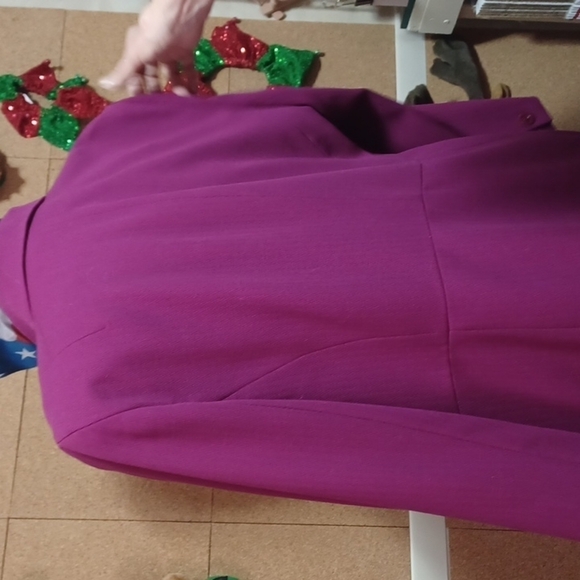VALERIE STEVENS BLAZER SIZE 18W IN A BEAUTIFUL FUSHA COLOR - Picture 4 of 6